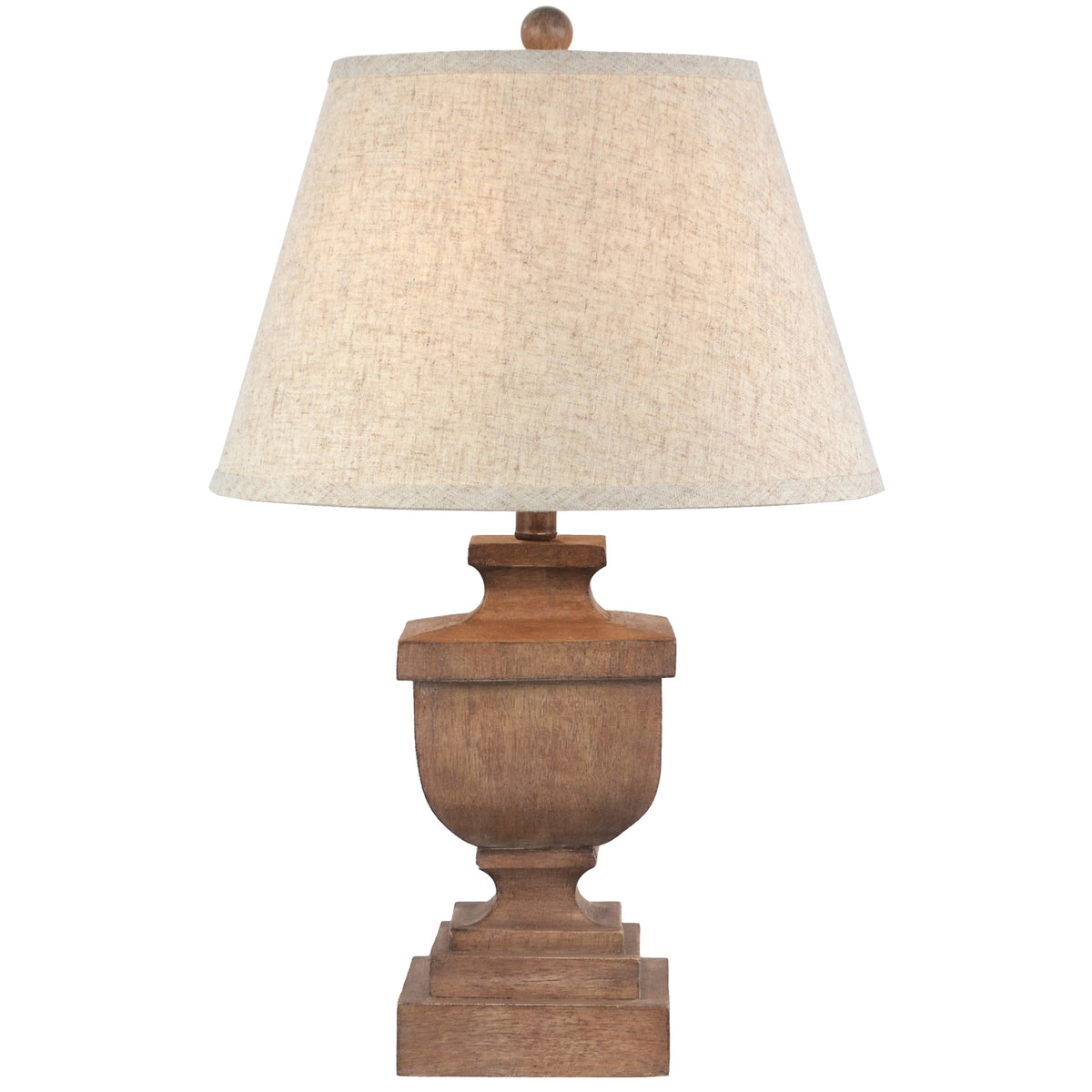 Ravelle Table Lamp With Edged Linen Shade