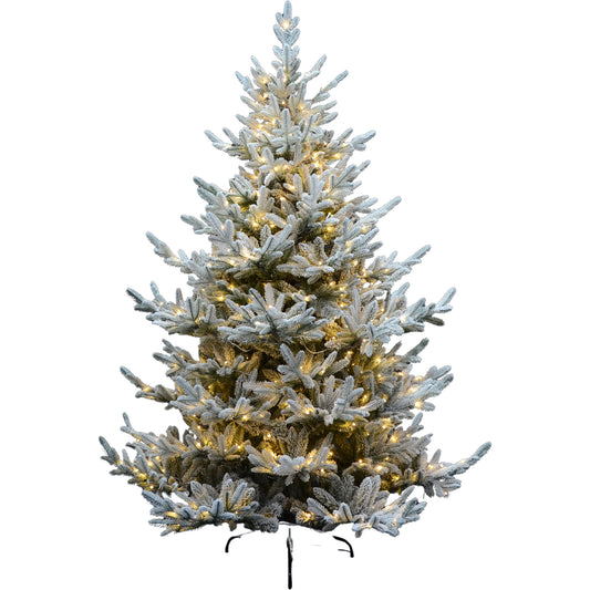 Snowy Spruce 7Ft Pre Lit 500 Led Christmas Tree