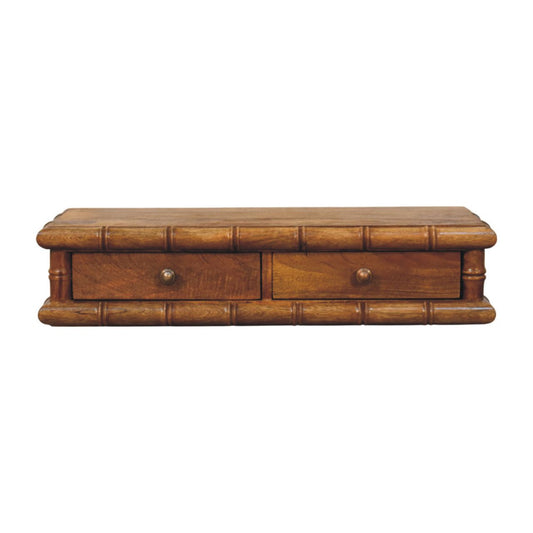 Bamboo Wall-Mounted Console